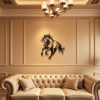 Horse Wall Art D1 لوحة الخيل | Metal Wall Art