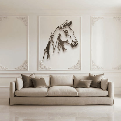 Horse Wall Art D22 لوحة الخيل | Metal Wall Art