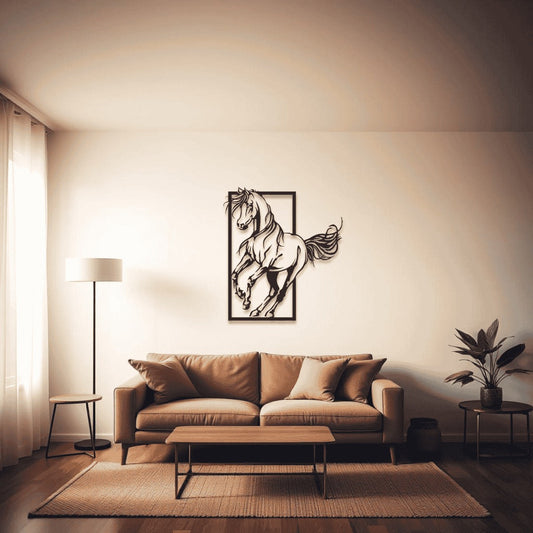 Horse Wall Art D8 لوحة الخيل | Metal Wall Art